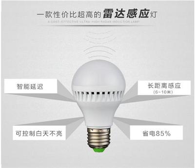 中山雷达感应球泡灯图片,厂家直销雷达感应球泡图片,中山感应具厂家图片-中科商务网-中山好美塑胶制品